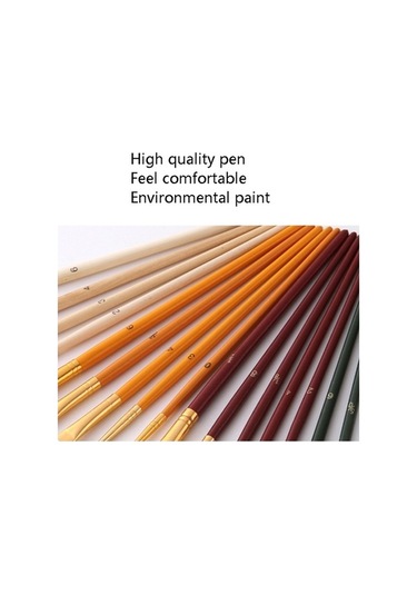 Willowhaven Zhu Tıng 25 Adet Çok Fonksiyonlu Yağlı Boya Fırça Seti - Guaj & Akrilik Boya İçin Öğrenci Malzemeleri Standart Koleksiyon