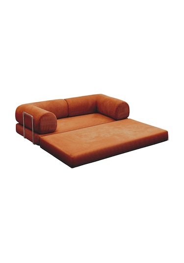 Nova Serisi Kanepe Pratik, Yer Yatağı, Dayanıklı, Bondex Sünger 200x200 Kiremit