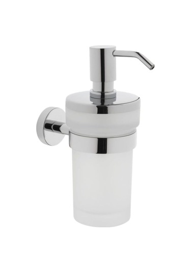 Base 200 A44107 Sıvı Sabunluk, Krom Siyah