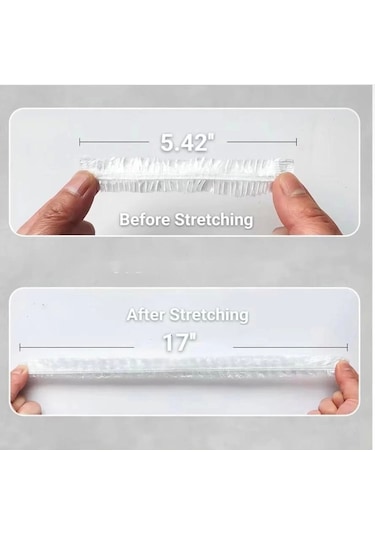 Lastikli Tencere Ve Tabak Bonesi 100 Adet 24cm Renkli