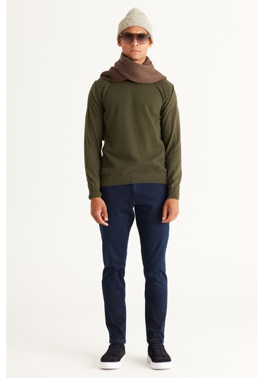 AC&Co / Altınyıldız Classics Erkek Haki Standart Fit Normal Kesim Yarım Balıkçı Yaka Hafif Salaş Pamuklu Triko 4A4921100008HAK3XL Haki AC&Co / Altınyıldız Classics Erkek Haki Standart Fit Normal Kesim Yarım Balıkçı Yaka Hafif Salaş Pamuklu Triko 4A4921100008HAK3XL Haki