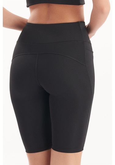 Josejuan Kadın Toparlayıcı Yüksek Bel Cep Detaylı Spor Biker Tayt 7108