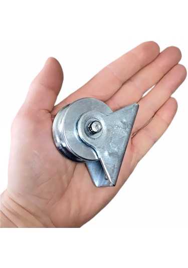 Aletçantam 50mm Bilyalı Rulmanlı Kepli Makara Sürgülü Kapı Ray Tekeri