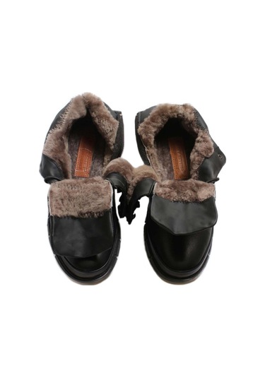 Hakiki Deri Kürklü Erkek Spor Bot 717kma10335-2 001