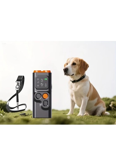 Willowhaven Siyah Çift Başlı Ultrasonik Köpek Kovucu - Şarj Edilebilir, Frekans Uyumlu, Güvenli