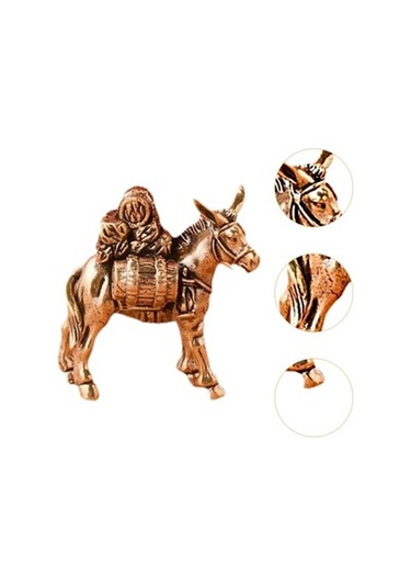 Lijinxu Eşekler Heykeli Yaratıcı Hayvan Koleksiyon Dolap Yatak 4.1x4.1cm