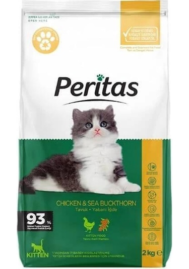 Peritas Büyüme Tavuklu Yavru Kedi Maması 2 KG