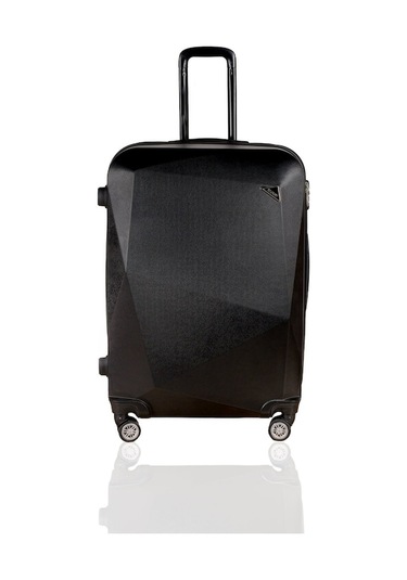 Novahub Elmas Model Siyah Renk Büyük Boy Valiz Bavul Siyah Siyah