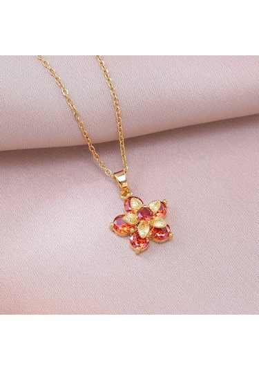 Bayan Kolye: Moda Estetiği Titanyum Çelik Kolye No.95 Çok REnkli