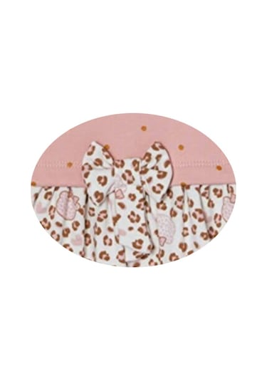 Dear_Enika Andywawa Kız Bebek Pembe Leopar Desenli 2Li Takım Set Ac22057R