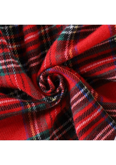 Noel Yenidoğan Bebek Bebek Kız Giysileri Setleri Örgü Romper Ekose Geyik Etekler Kafa Bandı Noel Kostümleri Kıyafetler Kırmızı