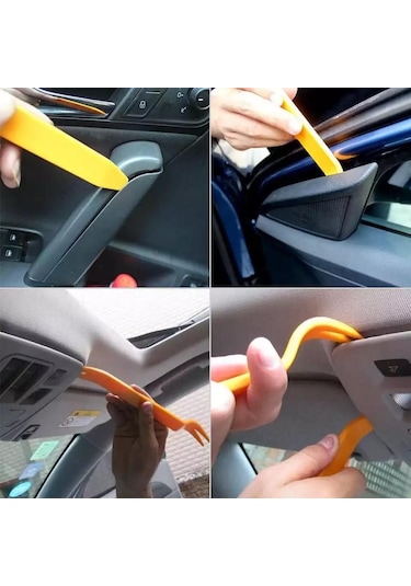 Oto Teyp Döşeme Trim Sökme Kapı Döşeme Trim Sökme Aparatı 4'Lü Set