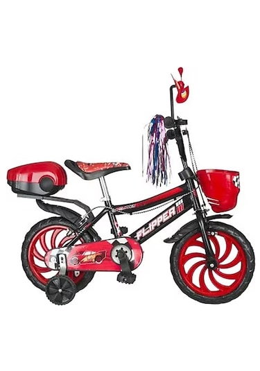 Flipper Kız Ve Erkek İçin 3-6 Yaş Arası Çocuk Bisikleti 15 Jant B Kırmızı