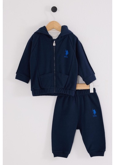 U.s. Polo Assn Erkek Bebek 3'lü Takım Lacivert-2084 Lacivert