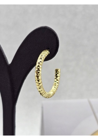 Xuping Burma Model Gold Renk Çelik Küpe Altın