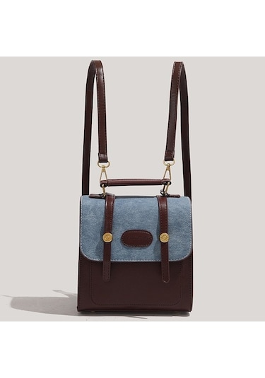 Charhp&kejnt Kolej Sınıfı Sırt Çantası Çok Yönlü Tek Omuzlu Kadın Postacı Çantası Kahve Kahverengi