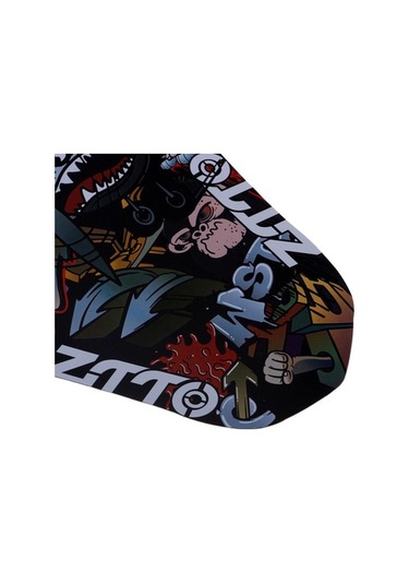 Pazly Hafif Dağ Bisikleti Çamurluğu - Ön Ve Arka Kablo Bağları İle Resimli Gösteri Çok Renkli