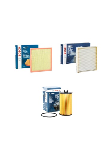 Opel Astra J 1.4 Turbo Filtre Bakım Seti 2010 - 2016 Bosch
