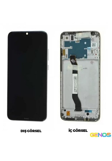 Xiaomi Redmi Note 8 Uyumlu Lcd+dokunmatik+çıtalı Gümüş Sn808879