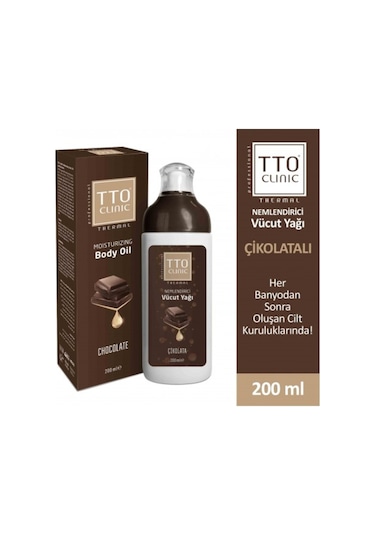 Tto Clınıc Nemlendirici Vücut Yağı Çikolata 200 ML