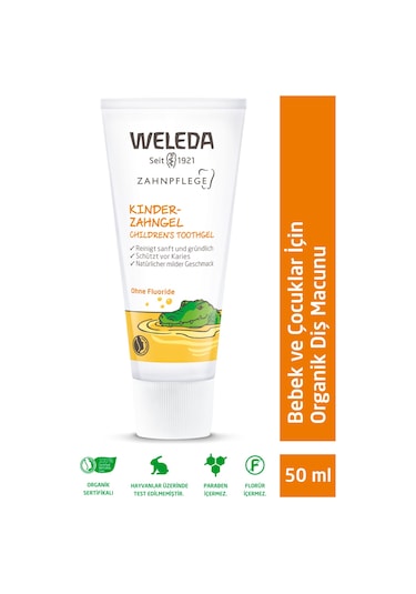 Weleda Bebek ve Çocuklar için Organik Diş Macunu 50 ML