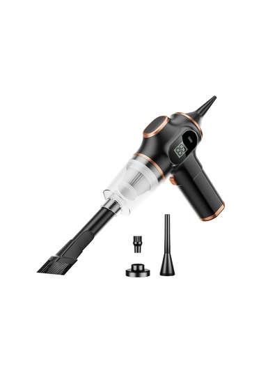 Crackedice Kablosuz Araba Elektrikli Süpürge Taşınabilir Robot Elektrikli Süpürge Siyah A