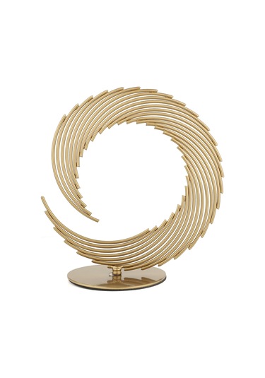 Begüsa Bakü Metal Aksesuar Biblo 31 Cm Eskitme