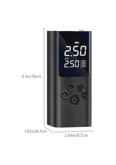 A6 Taşınabilir Powerbankli Kendinden Şarjlı Hava Pompası