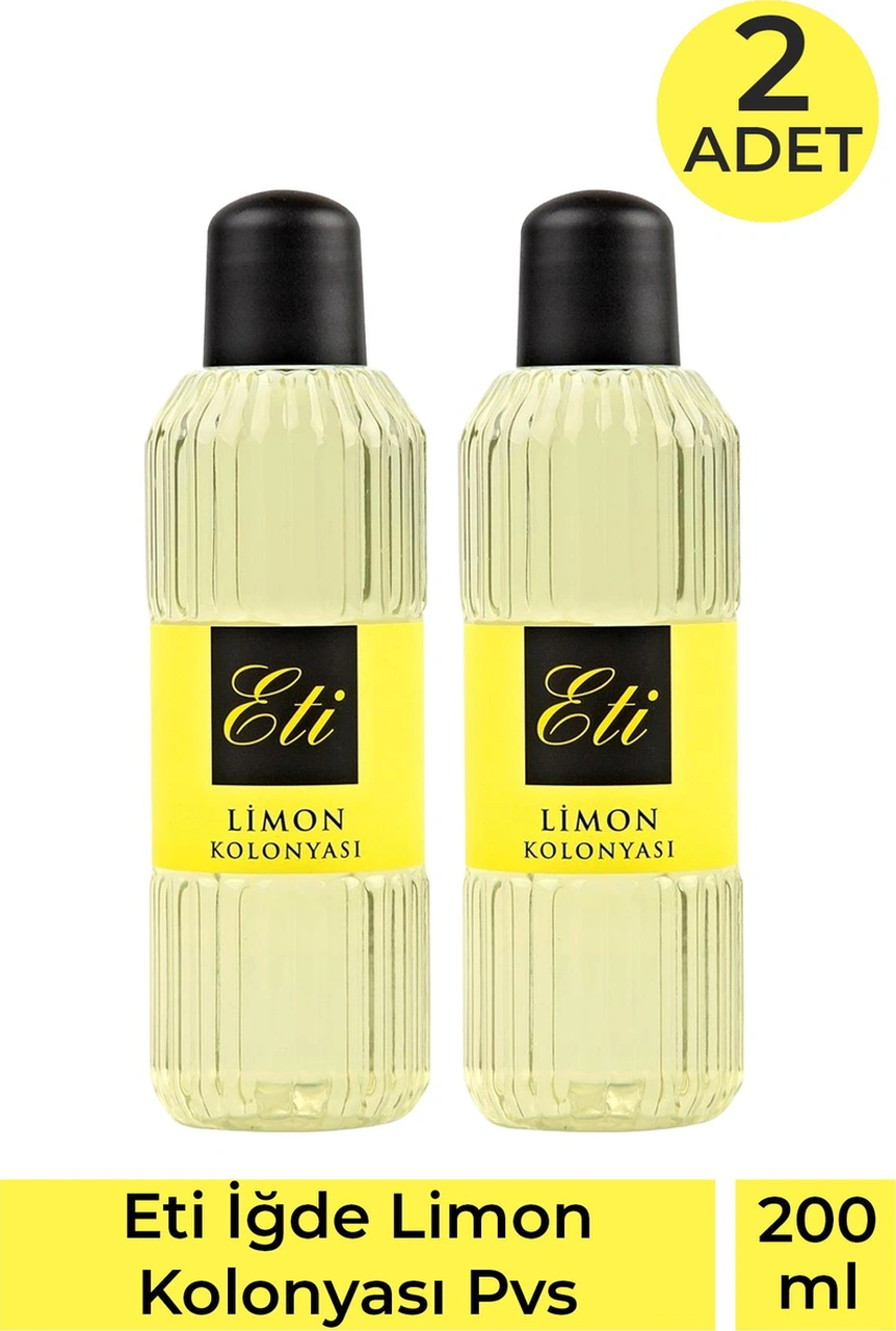 Eti Limon Kolonyası Pvc 200 Ml 2 Adet