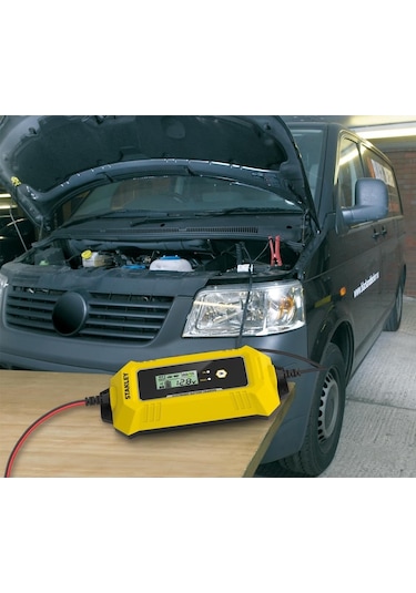 Hirmanya Stanley Sxa26 12V 250A Dijital Akü Şarj ve Akü Bakım Cihazı