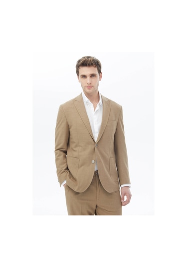 Vizon Mikro Modern Fit Takım Elbise Vizon