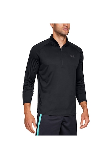 Erkek UA Tech™ ½ Fermuarlı Uzun Kollu 1328495-001 Siyah