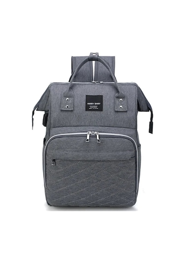 Jialan Anne Bebek Bezi Çantaları Bebek Arabası Asılı Çanta Anne Gri