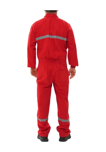 16/12 Gabardin Kırmızı Tulum