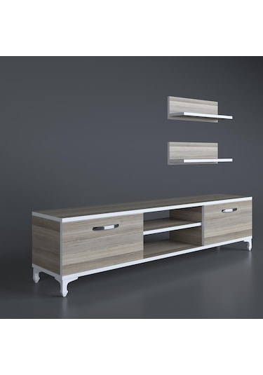 Kenzlife televizyon sehpası berlin 150 crd tv ünitesi raflı