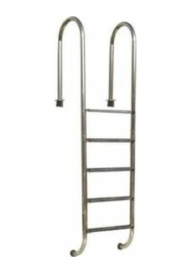 DEV PASLANMAZ 5 Basamak Muro Havuz Merdiven AISI 316 Kalite