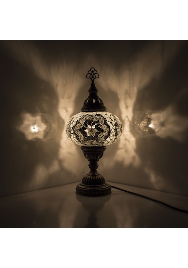 Dekoratif MOZAİK OTANTİK LAMBA OSMANLI LAMBASI