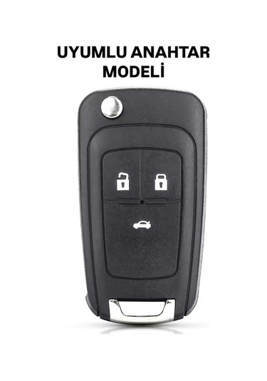 Opel İnsignia Siyah Gold Anahtar Kılıfı