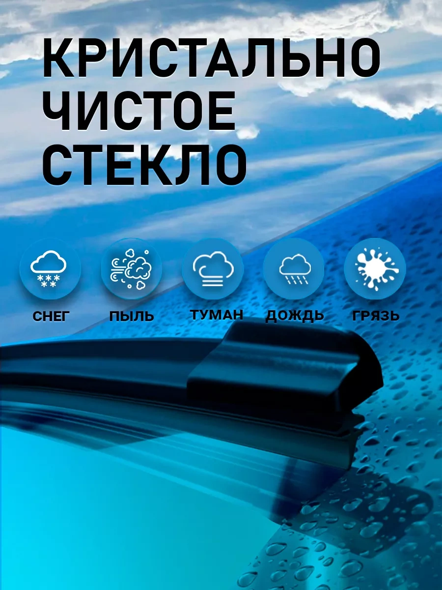 Rich Car Çerçevesiz Araç Sileceği Fırçası 650 Mm 231937716