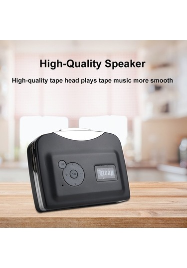 Pazly Taşınabilir Kaset Çalar & Mp3 Dönüştürücü - Usb, Kulaklık, Mikrofon Ve Am/fm Radyo