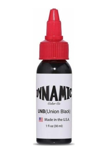 Dynamic Union Black - Siyah Tattoo Dövme Boyası - 1 Oz/30ml