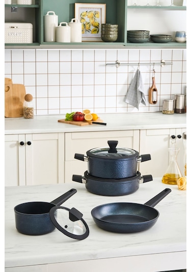 Karaca  Biodiamond Dante İndüksiyon Tabanlı 7 Parça Tencere Seti 