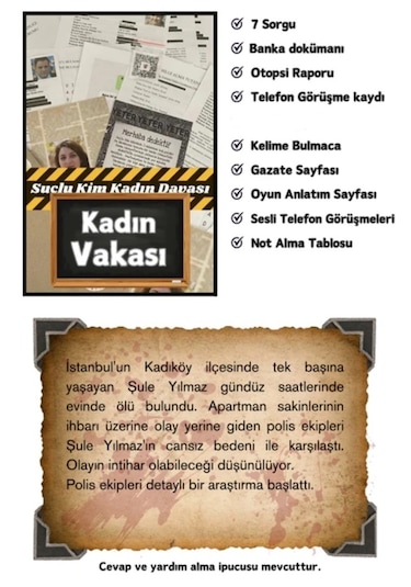 Dedektiflik Oyunu Dört Farklı Dava Pakedi Bir Arada