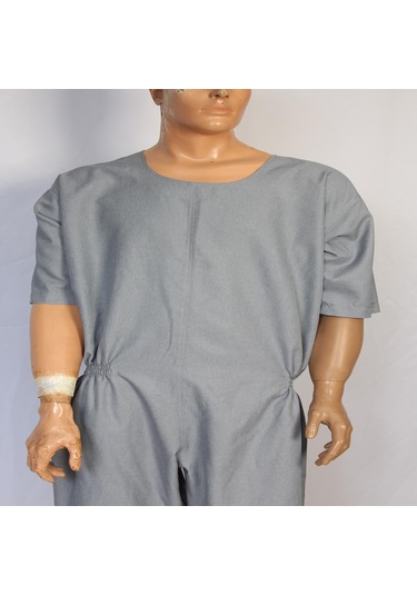 Yeni Nesil Kısa Kol Alzheimer Demans Tulum Hasta Bakım Kıyafeti