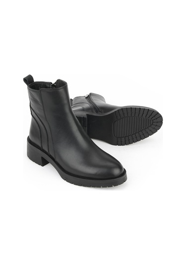 Ziya, Kadın Hakiki Deri Bot 153359z622 Siyah 153359z622 000 Siyah