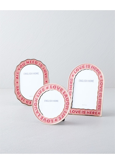 English Home Gina Çerçeve 10x10 Cm Pembe