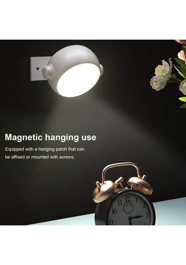 Reedark Şarj Edilebilir Çok Amaçlı Yatak Başı Lambası Beyaz