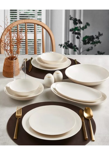 Gural Porselen 20 Cm Kemik Porseleni Tatlı Tabağı 253225892 Beyaz