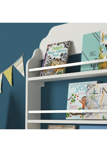 Dekorister Exclusive Montessori Kitaplık Beyaz