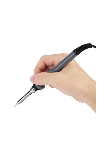 60w Elektrikli Havya Ayarlanabilir Sıcaklık El Aleti Kiti, 5 Lehim Ucu İle 220v Ab Tak